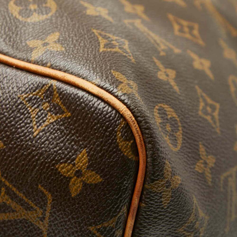 LOUIS VUITTON Brown Monogram Leather Keepall 60 Boston Bag - Picture 7 of 15